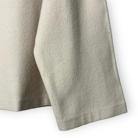 Aritzia Wilfred Free Diane Wool Mockneck Sweater Birch  White - Picture 6 of 8